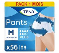 TENA Pants taille M - Sous-vêtements absorbants jetables unisexes pour incontinence - Pour fortes fuites urinaires - Pack de 56 pièces (4 x 14)