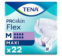 TENA ProSkin Flex Maxi | Taille M | 8 gouttes haute absorption | Slips tout-en-un | Lot de 3 paquets de 22