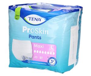 TENA® Proskin Pants Maxi Taille L - 100-135 cm Couches 10 pc(s)