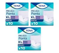 TENA Proskin Pants Sous-Vêtement Absorbant Maxi Taille XL 3 x 10 unités