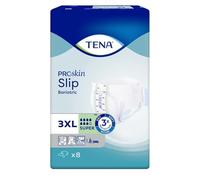 Tena Proskin Slip Super 3XL (Bariatric) - 8 paquets de 8 protections