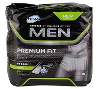 Tena Slip absorbant Premium Fit – Set de 10 – Homme – Multicolore – Taille L