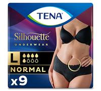 Tena Silhouette Noir taille basse T-G