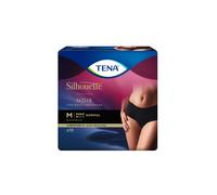 Tena Silhouette Normal Noir - Taille basse Medium - 6 paquets de 10 protections