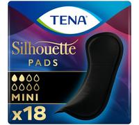 Tena Silhouette Pads Mini Noir - 10 paquets de 18 protections