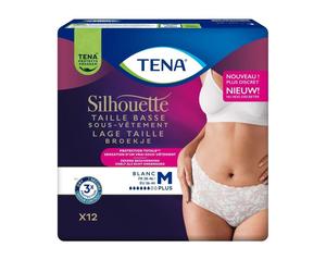 Tena Silhouette Plus Blanc Taille Basse M Culotte D'Incontinence 12 pc(s)