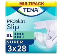 TENA Slip Super Extra Large (XL) - Couche pour incontinence - Double incontinence (1 carton = 3 x 28 = 84 pièces)
