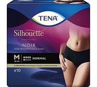 TENA Sous-Vêtements Silhouette Taille Basse Noir M