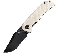 Tenable Fermi Black TiCn Coated 14C28N Liner Lock T1122A1