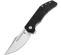 Tenable Knives Orion Satin 14C28N, Noir G10+ Motif Frag