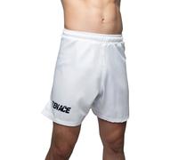 Tenace MMA Short d'entraînement Grappling BJJ Boxe Arts Martiaux sans Velcro, blanc, S