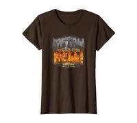 Tenacious D in The Pick of Destiny Metal T-Shirt, Femme, Marron, 3XL