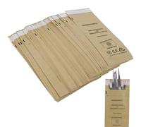 TenaLucy 100 Pièces Stérilisateur Onglerie, Papier Kraft Desinfectant Ongle Manucure, Jetable Sachet Sterilisation Manucure, Auto-Adhésif Pochette Sterilisation Manucures Pour Instruments de Manucures