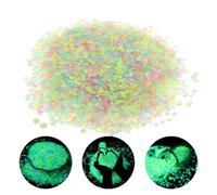 TenaLucy 10000 PCS Lumineux Cailloux Decoratif Bleu Blanc Jaune Gravier Aquarium Decoration Gailloux Gquarium DIY Pierre Aquarium Galet Aquarium Cailloux Decoratif Jardin Vase Plante Galets Decoratif