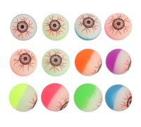 TenaLucy 12 Pièces Globe Oculaire Halloween 25mm Simulation Faux Yeux Yeux Halloween Oculaires Effrayantes Balle Rebondissante Décorations de fête d'halloween d'horreur Accessoires