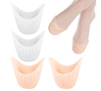 TenaLucy 2 Pièces Protège Orteil Silicone, Orteils Protection Orteil Respirants, Gros Orteils Protège Doigt de Pied Protections Soulager Pied pour Cors Ampoules Callosités Ongles