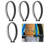 TenaLucy 4 Pièces Serre Pantalon Velo,Pince à Pantalon de Vélo avec Bandes Réfléchissantes Pince à Pantalon Réglable Vélo Brassard Réfléchissant,pour Unisexe Cyclisme Courir Poignet Cheville Nuit