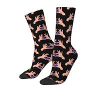 Tenant Un Cœur, Drapeau Des États-Unis À Fine Ligne Blanche Chaussettes Femme Confortable Chaussettes Drole Antibactérien Chaussette Homme Pour Ado Adulte Entraînements 40Cm