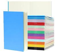 Tenare 36 Pièces Blocs mémo A6 Mini Carnets en Vrac Carnet de Poche Non Lignés Mini Bloc-Notes livre Vide pour Enfants Écrivent Histoires Dessinent Écrivent (12 Couleurs, Vide)
