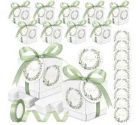 Tenare Bonbonnières Cadeaux pour Invités Baptême Première Communion Confirmation Baby Shower Naissance de Bébé Fête Anniversaire 18 Ans Cérémonie de Passage à l'Âge Adulte Mariage(50 Sets)
