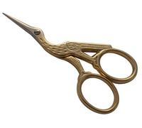 Tenartis Ciseaux Broderie Cigogne Dorés 9 cm - Fabriqués en Italie