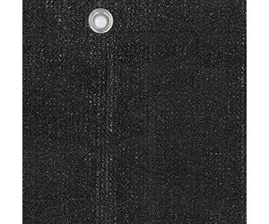 TENAX Aloha 1,00 x 5 m Anthracite, Filet Tissé avec œillets - Occultation Brise-Vue pour Balcon, Clôtures et Jardins