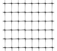 TENAX Aviary Noir 1 x 200 m, Filet Plastique pour Poulaillers/Anti-Taupes/Clôtures