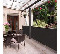 Tenax Bahia 1,50x10 m Gris Anthracite, Filet Tissé Brise-Vue, Filet d'Occultation pour Jardins, Balcons, Clôtures et Terrasses