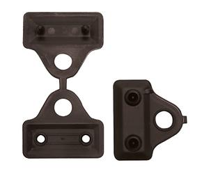 Tenax Clips Rete 5 cm Noir, (12 Pièces), Clips pour la Fixation de Filets Tissés Brise-Vue et Filets d'Ombrage