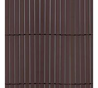 TENAX Colorado 1,50 x 5 m Marron, Canisse Synthétique en PVC avec Cannes Entières de 7 mm, Brise-Vue pour Jardins, Balcons et Clôtures