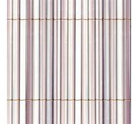 TENAX Colorado 1,00 x 5 m Naturel, Canisse Synthétique en PVC avec Cannes Entières de 7 mm, Brise-Vue pour Jardins, Balcons et Clôtures