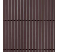 TENAX Colorado Canisse brise-vue en PVC synthétique brun - 1,5 x 5 m