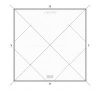 TENAX Cover Pro Bâche pour paillage noir - 1,60 x 5 m