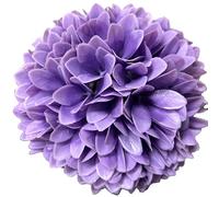 TENAX Dahlia Lilac Bloom Ø 18 cm Lilas, Plante Artificielle en Forme de Boule, Fleur Type Dahlia Boule Décorative pour Décoration Maison et Jardin, Intérieur et Extérieur