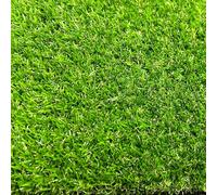 TENAX Derby 1,00x4 m Vert, Gazon Synthétique 17 mm pour Jardins, Terrasses, Balcons, Herbe Artificielle pour Petits Espaces Extérieurs