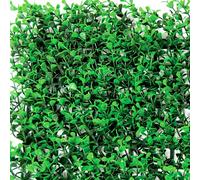 TENAX Divy 3D Panel Buxus Intense 0,50 x 1 m Vert, Panneau Modulaire en Feuilles de Buis Artificielles pour Décoration Murale et Jardin Vertical