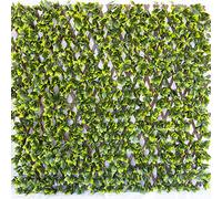 Tenax Divy 3D Trellis 1,00x2 m Vert, Haie Artificielle avec Feuilles de Polyéthylène sur Treillis Extensible en PVC