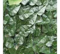 Tenax Divy Laurus 1,00x3 m Vert, Haie Synthétique Composée de Feuilles de Laurier, Brise-Vue pour Balcons, Terrasses, Jardins et Clôtures