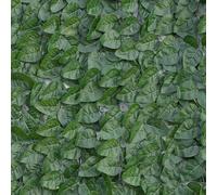 TENAX Divy Laurus Pro 100 x 2 000 cm Vert, haie synthétique avec Feuilles en polyéthylène de Type Lauro pour Le Blindage Brise Vue de Balcon, Jardins et clôtures