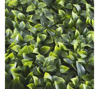 TENAX Divy Panel Photos 100 x 100 cm Vert, Panneau modulaire avec feuilles artificielles 3D Type Pothos pour murs, jardins verticaux et décorations intérieures/extérieures