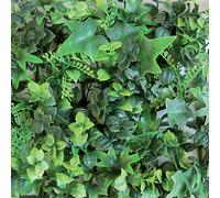 TENAX Divy Panel Saltus 100 x 100 cm Vert, Panneau modulaire avec Feuilles artificielles 3D Type sous-Bois pour Murs, Jardins verticaux et décorations intérieures/extérieures