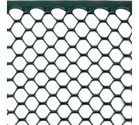 tenax Filet de Protection en Plastique à Mailles hexagonales Exagon 1,20 x 50 m Vert, pour Balcon, clôtures et effacées