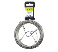 TENAX - Fil de fer galvanisé 20m diam:2mm, Argenté