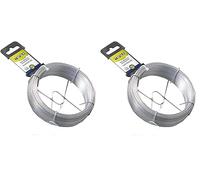 TENAX - Fil de fer galvanisé 80m diam:1mm (Lot de 2)