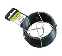 TENAX Fil métallique plastifié vert 50 m - Diamètre 1 mm