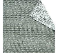 TENAX Filet Brise Vue Soleado Duo 1,50x5 m Blanc/Gris, Filet Tissé d'Occultation pour Terrasses, Balcons et Jardins, Filet d'Ombrage pour Protéger du Soleil
