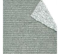 Tenax Filet Brise Vue Soleado Duo 2,00x5 m Blanc/Gris, Filet Tissé d'Occultation pour Terrasses, Balcons et Jardins, Filet d'Ombrage pour Protéger du Soleil