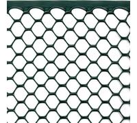 tenax Filet de Protection en Plastique à Mailles hexagonales Exagon 0,50 x 50 m Vert, pour Balcon, clôtures et effacées