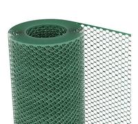 tenax Filet de Protection en Plastique à Mailles hexagonales Exagon 0,80 x 50 m Vert, pour Balcon, clôtures et effacées