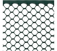 Tenax Filet en Plastique Exagon 1,00x3 m Vert, Filet de Protection à Maille Hexagonale Multi-Usages pour Balcons, Terrasses, Portails et Clôtures